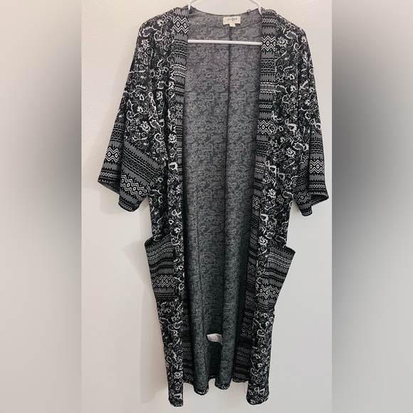 Umgee Leopard Button Down Short Sleeve Cardigan main image 1